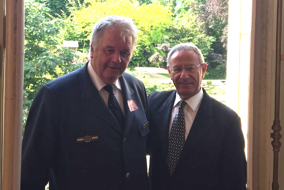 SeGoal with THW President at Global Security and Civil Defense 2015 - The French Senate