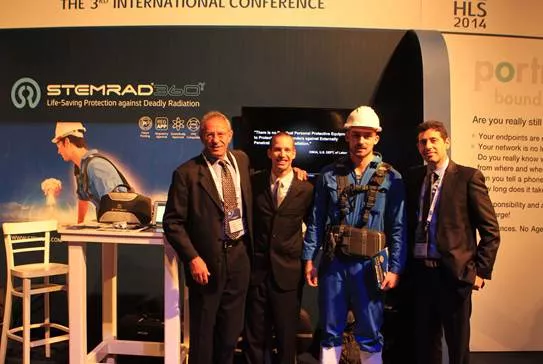 SeGoal at StemRad booth - HLS 2014 – Tel Aviv